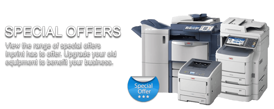 Inprint Services Special Offers printer sales